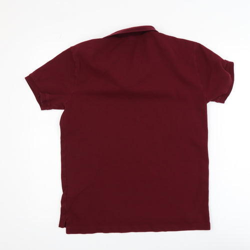 Ralph Lauren Men’s Red Slim Fit Polo Shirt Size M Short Sleeve