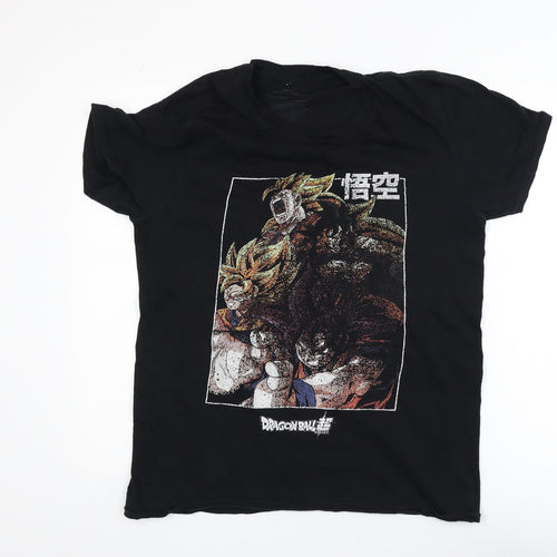 Dragon Ball Super Men’s Black Medium Crew Neck Graphic T-Shirt