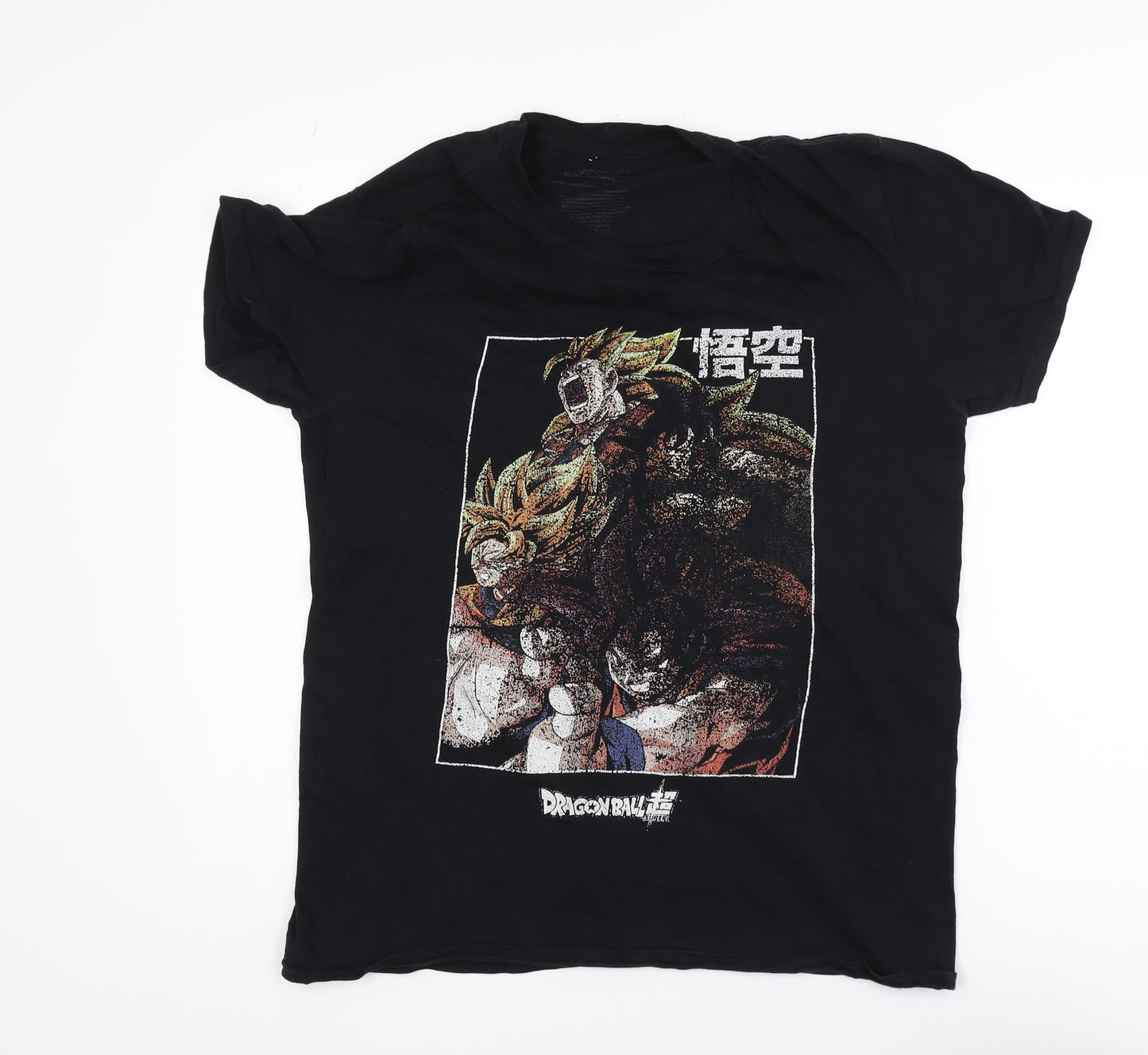 Dragon Ball Super Men’s Black Medium Crew Neck Graphic T-Shirt