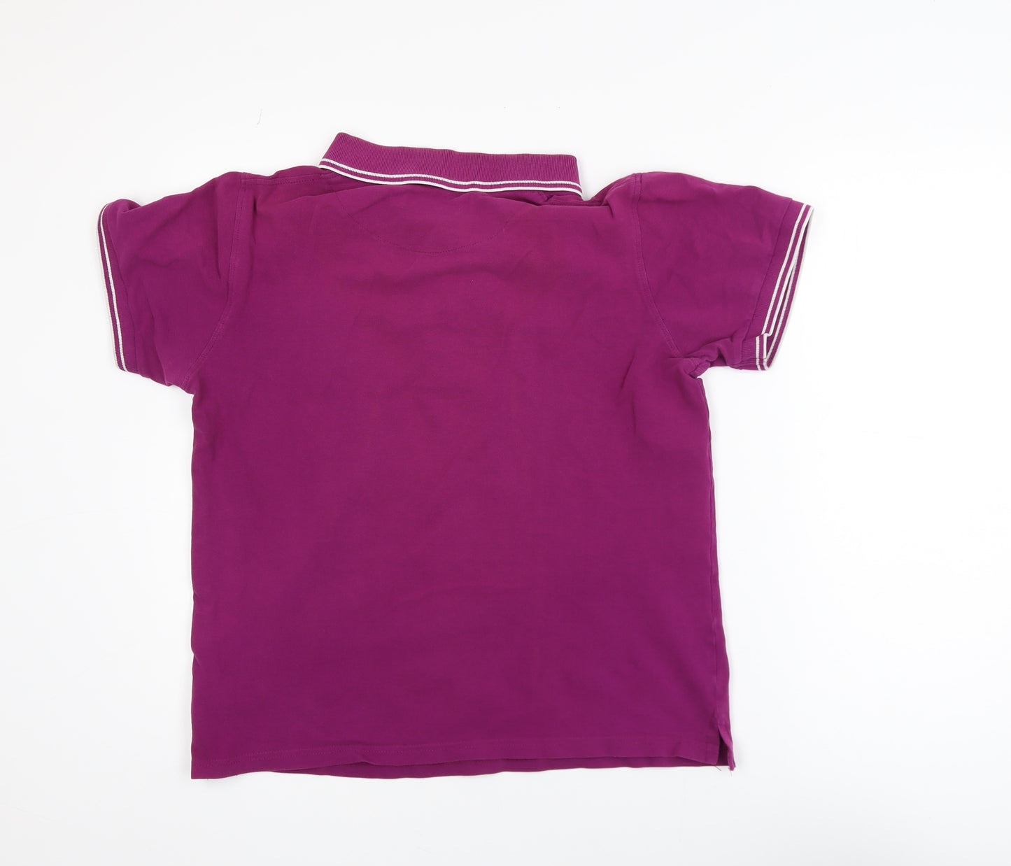 Lyle & Scott Men's Purple Cotton Polo Shirt Size M