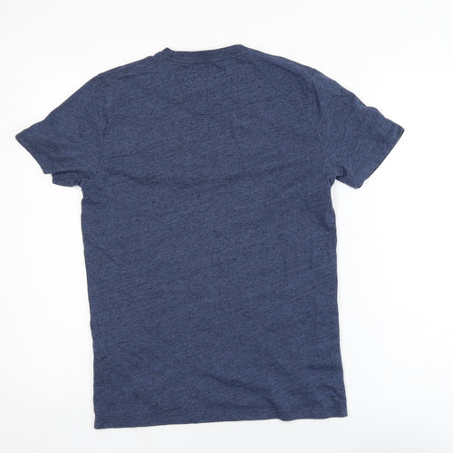 Abercrombie & Fitch Mens Blue XS Crew Neck Soft Jersey T-Shirt