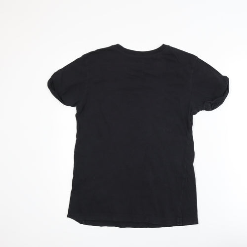 Vans Men's Black Medium Logo Graphic Skate T-Shirt