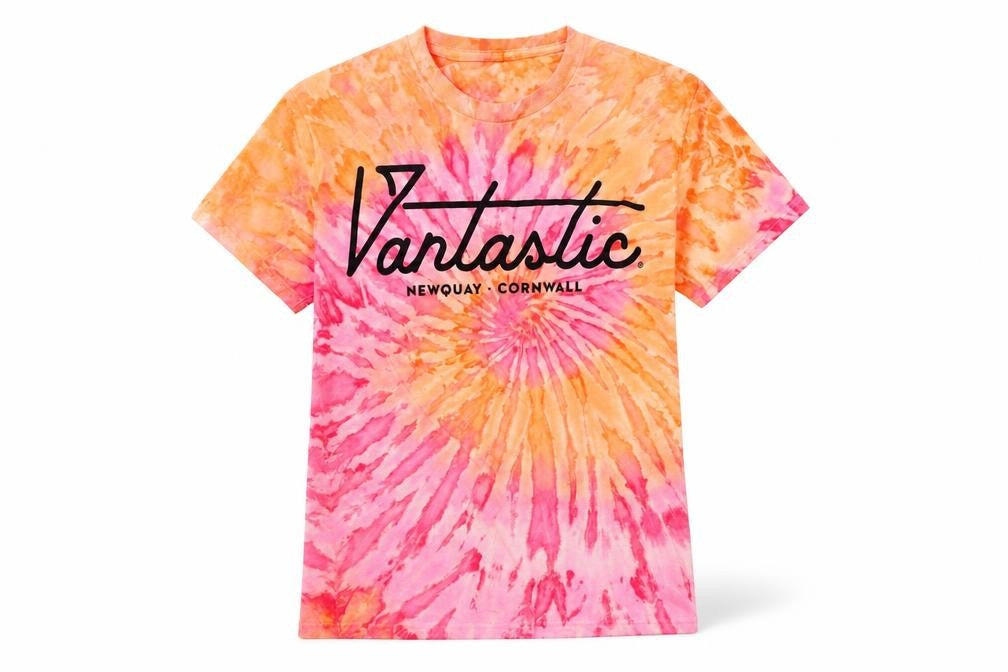 Gildan Womens Multicoloured Tie-Dye Cotton Short Sleeve T-Shirt Size S