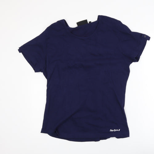 Peter Storm Unisex Blue Cotton Crew Neck Short Sleeve T-Shirt XL