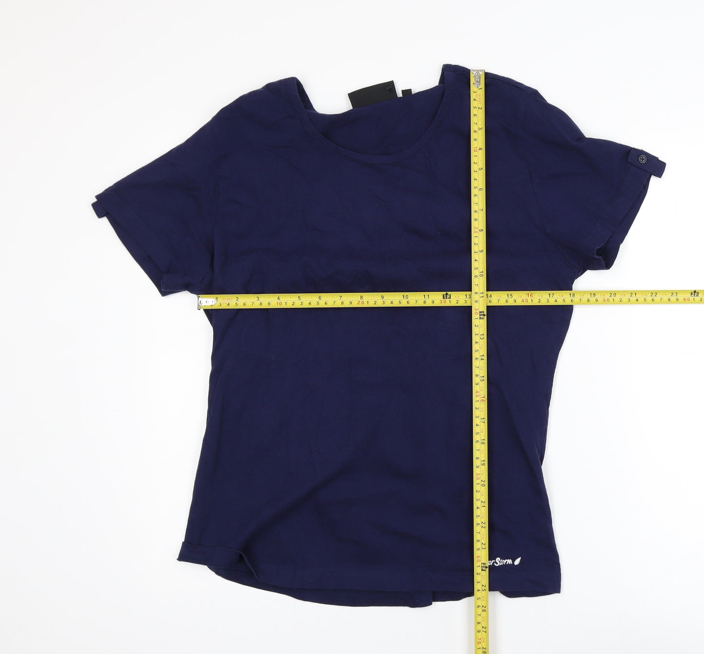 Peter Storm Unisex Blue Cotton Crew Neck Short Sleeve T-Shirt XL