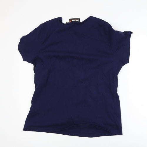 Peter Storm Unisex Blue Cotton Crew Neck Short Sleeve T-Shirt XL