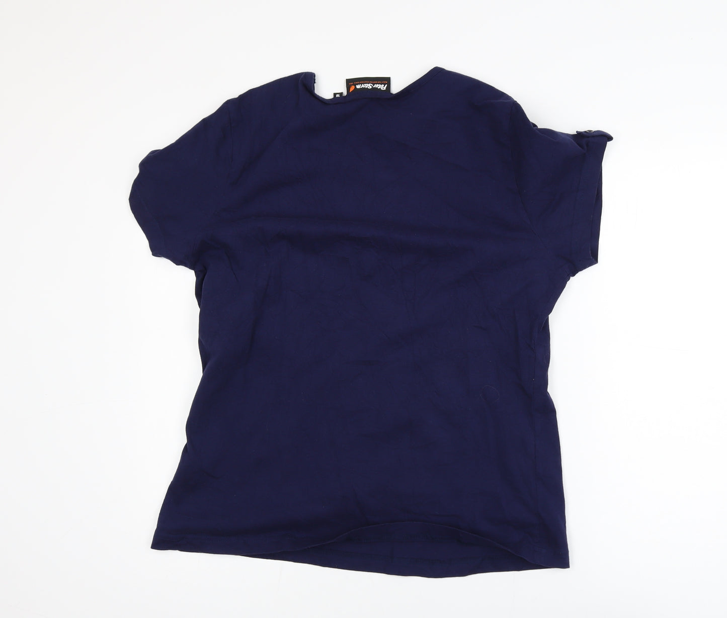 Peter Storm Unisex Blue Cotton Crew Neck Short Sleeve T-Shirt XL