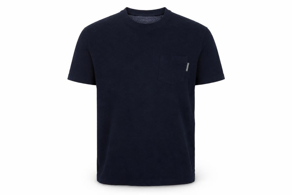 Peter Werth Men's Navy Blue Cotton Crew Neck Short Sleeve T-Shirt M