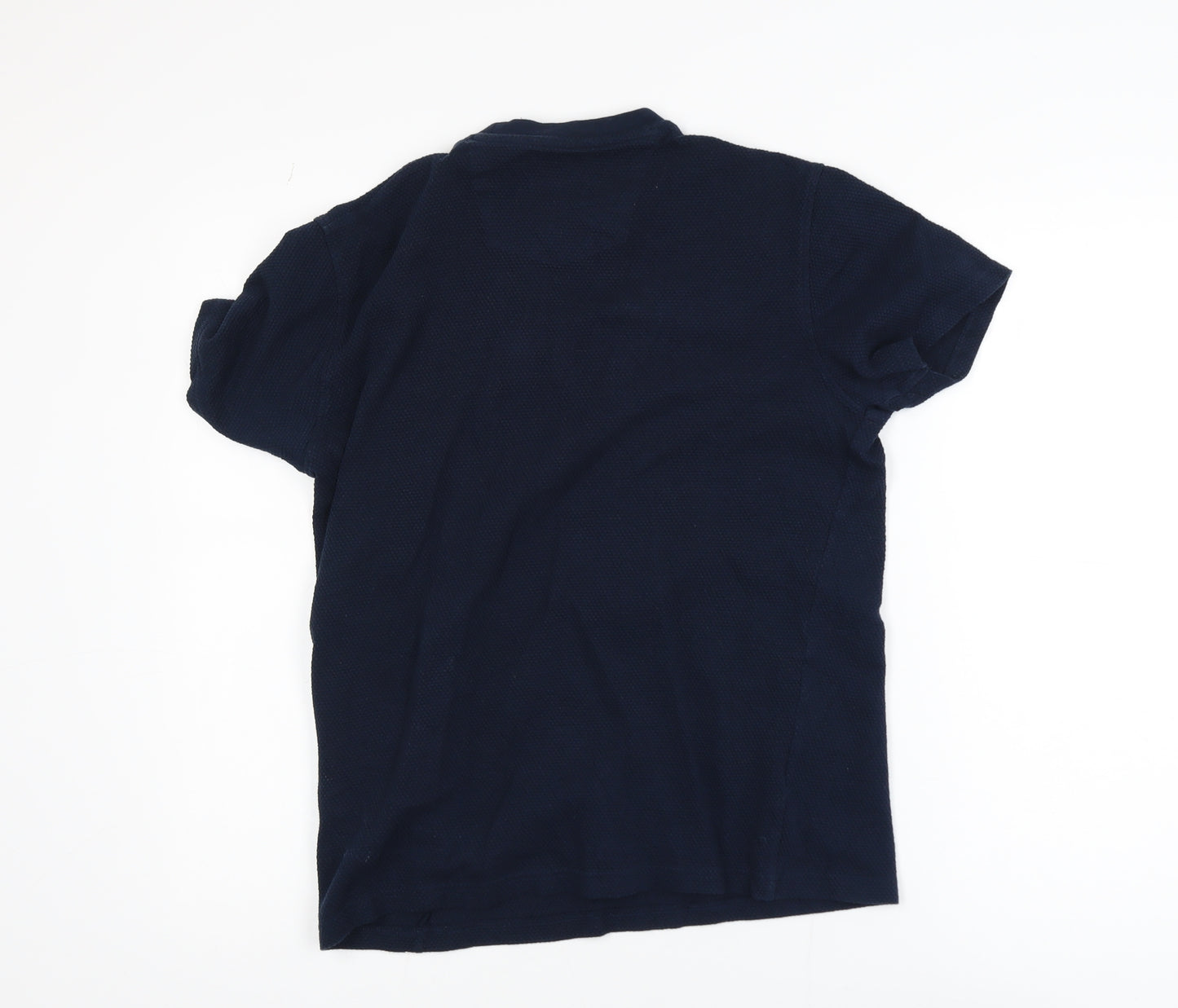 Peter Werth Men's Navy Blue Cotton Crew Neck Short Sleeve T-Shirt M