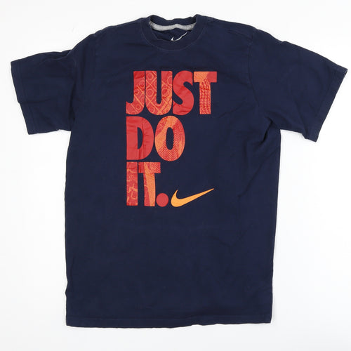 Nike Teens Blue XL Graphic Just Do It Sports T-Shirt
