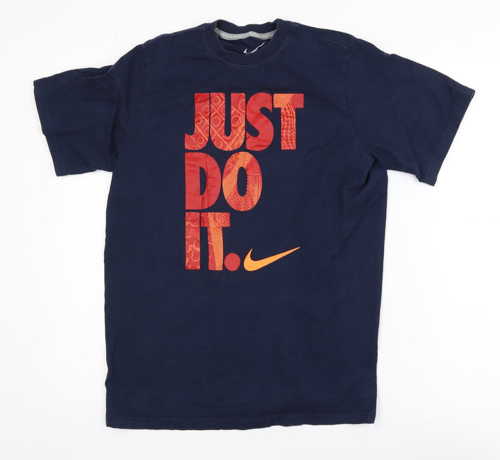 Nike Teens Blue XL Graphic Just Do It Sports T-Shirt