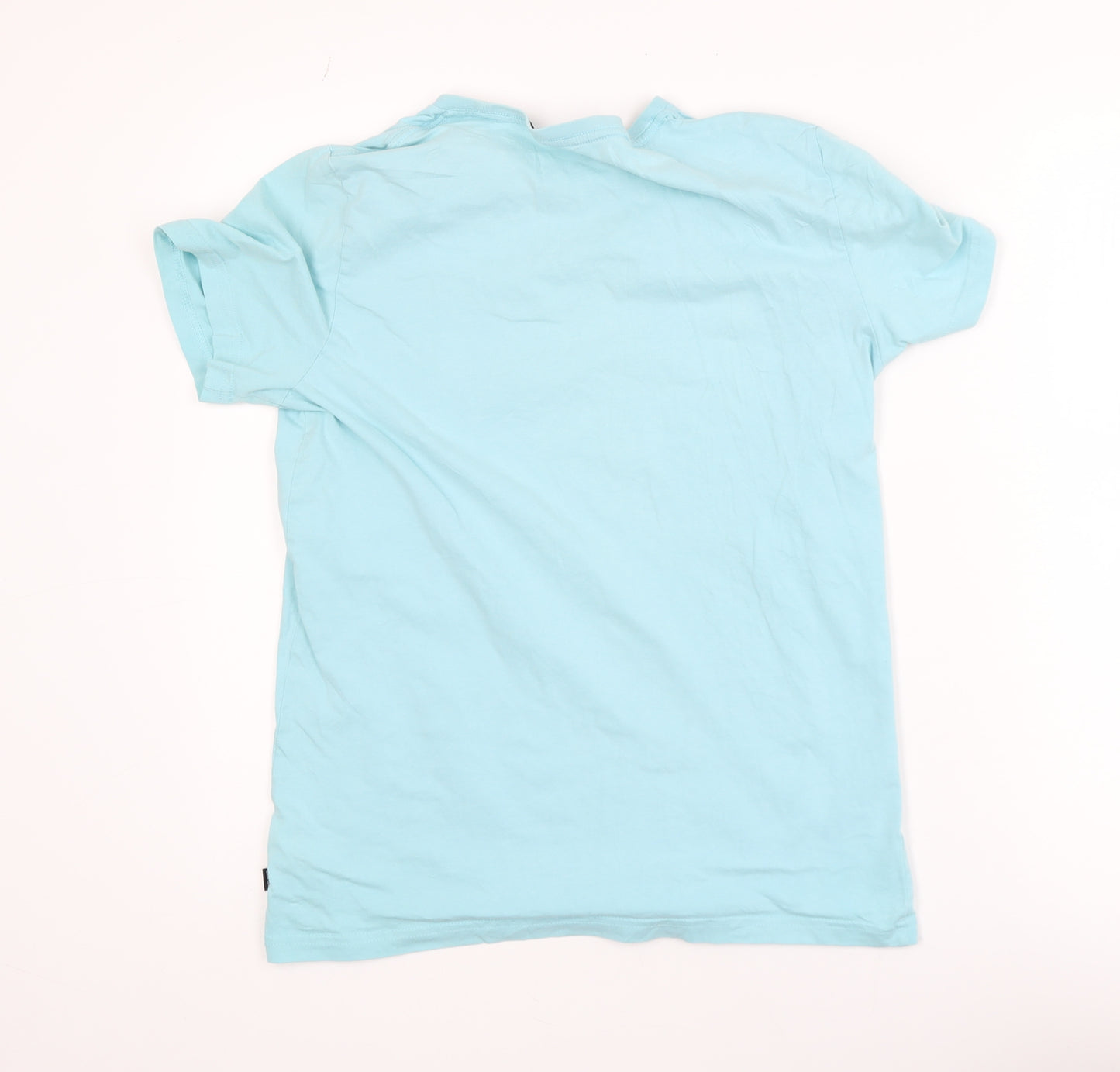 Puma Teens Blue XL Crew Neck Cotton Jersey T-Shirt