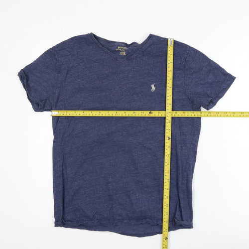 Polo Ralph Lauren Men's Blue V-Neck Short Sleeve T-Shirt Size S