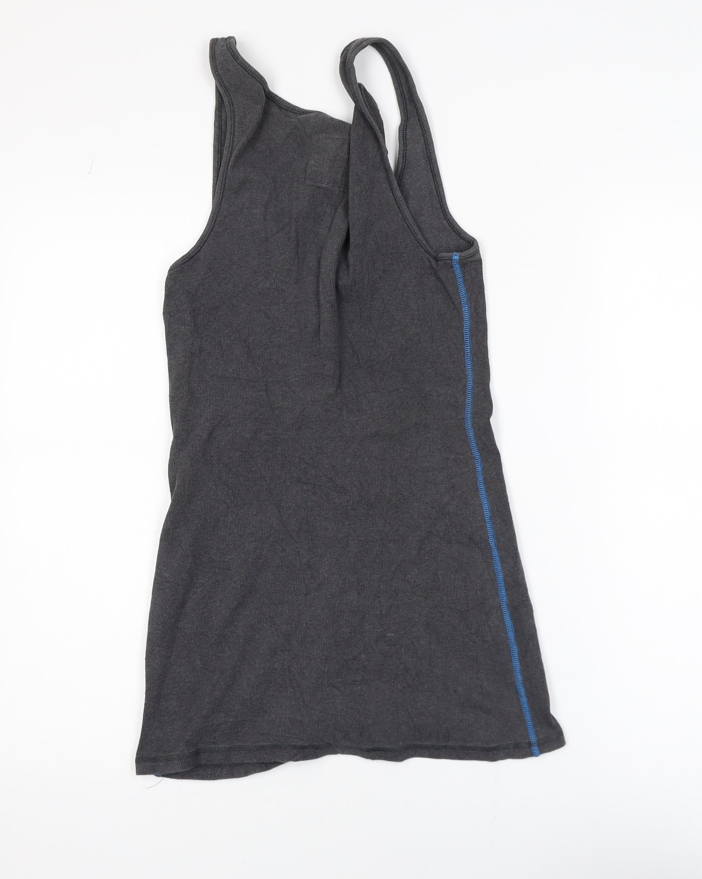 Jack Wills Women’s Grey Tank Dress Size 12 Sleeveless Casual Jersey