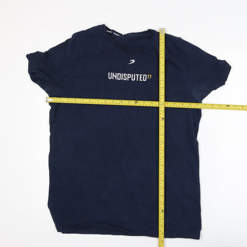 BOXRAW Men's Blue 'Undisputed 17' Sports Graphic T-Shirt Size S