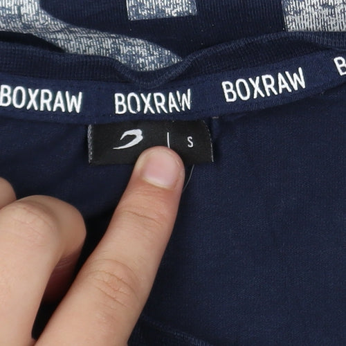 BOXRAW Men's Blue 'Undisputed 17' Sports Graphic T-Shirt Size S