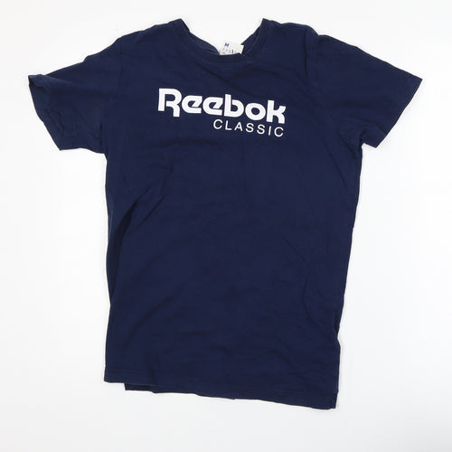 Reebok Classic Men’s Blue Short Sleeve Crew Neck T-Shirt M