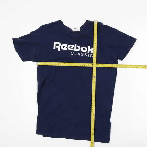 Reebok Classic Men’s Blue Short Sleeve Crew Neck T-Shirt M