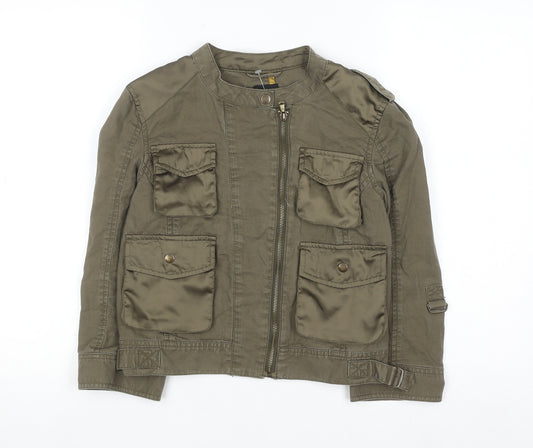 Lindex Women’s Green Military Utility Jacket Size S