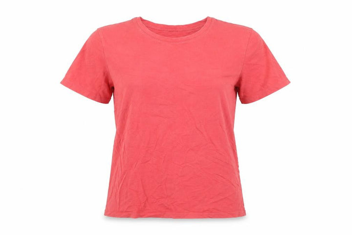 Uniqlo Womens Pink Cotton Short Sleeve Crew Neck T-Shirt Size S