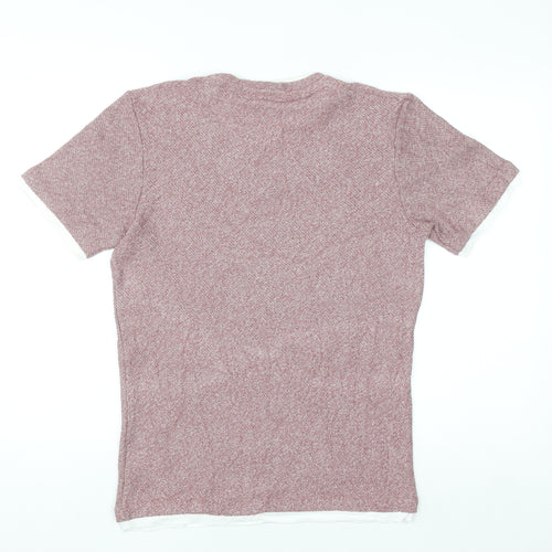 Next Women’s Red Knit Short Sleeve Regular Fit T-Shirt Size S