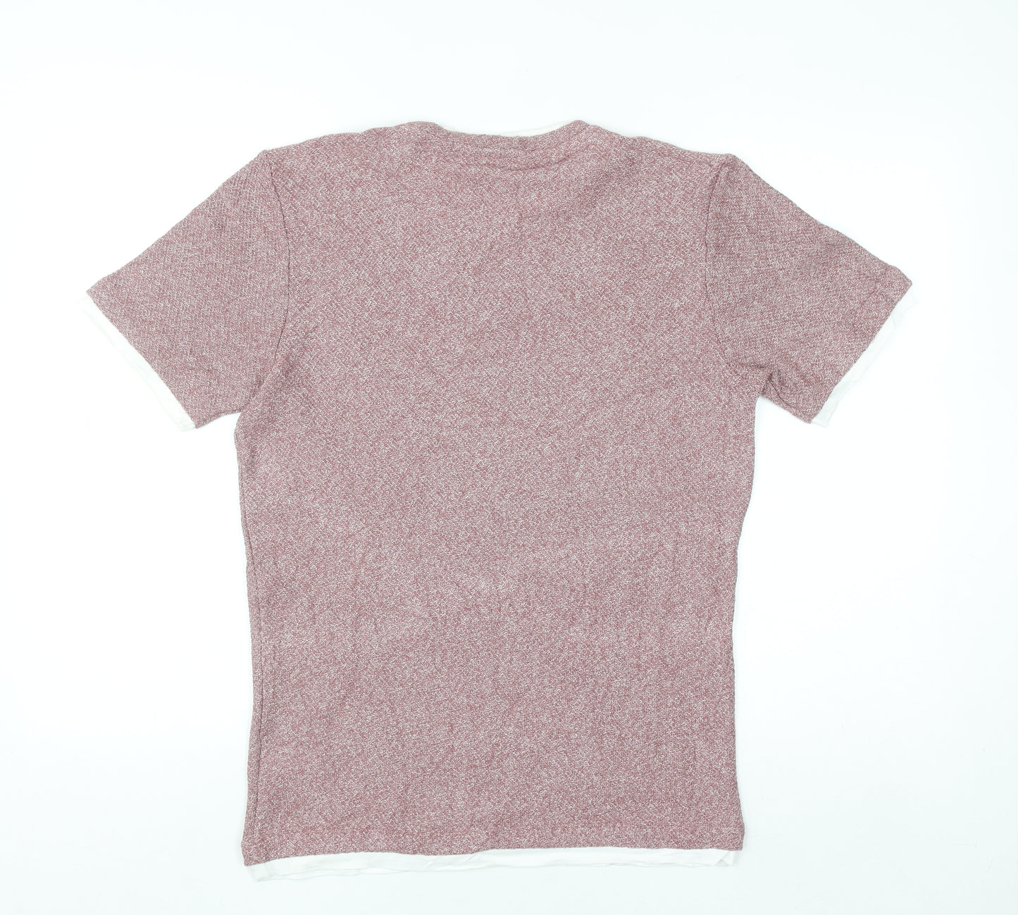 Next Women’s Red Knit Short Sleeve Regular Fit T-Shirt Size S