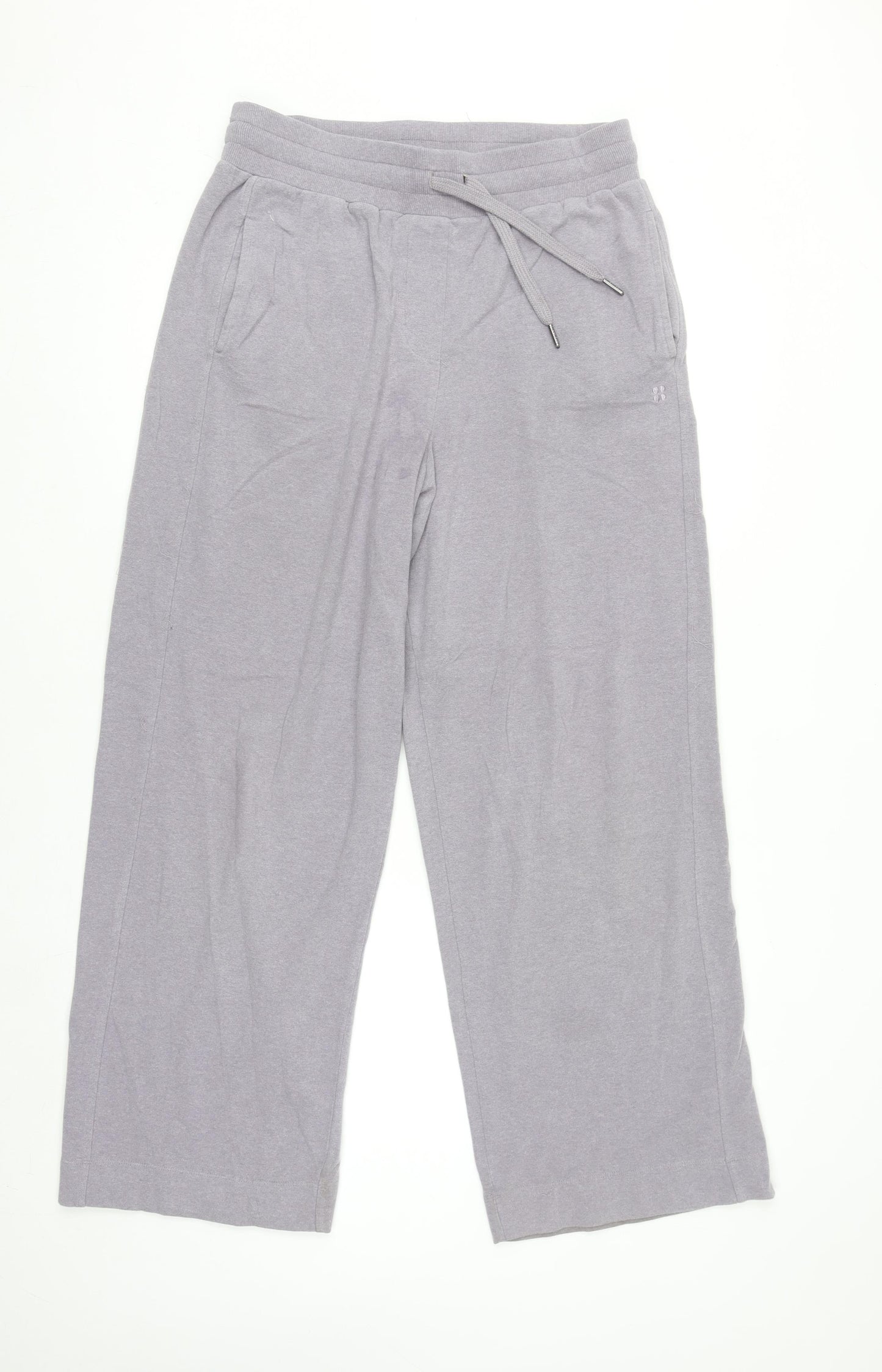 Sweaty Betty Women's Grey M Jersey Sweatpants with Pockets