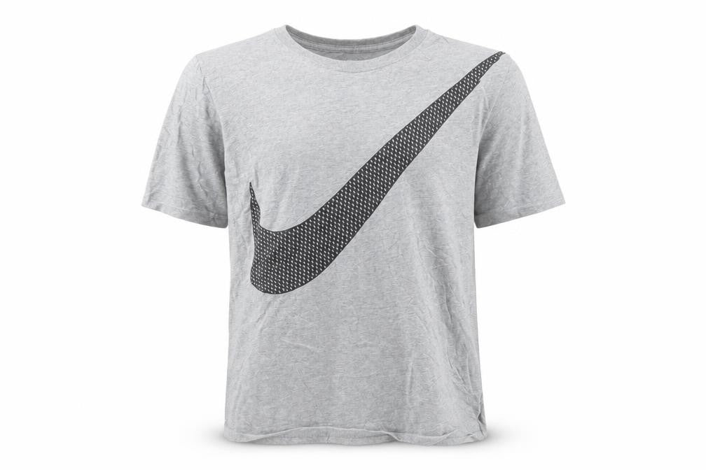 Nike Men's Grey Athletic Fit Short Sleeve Graphic T-Shirt Size M
