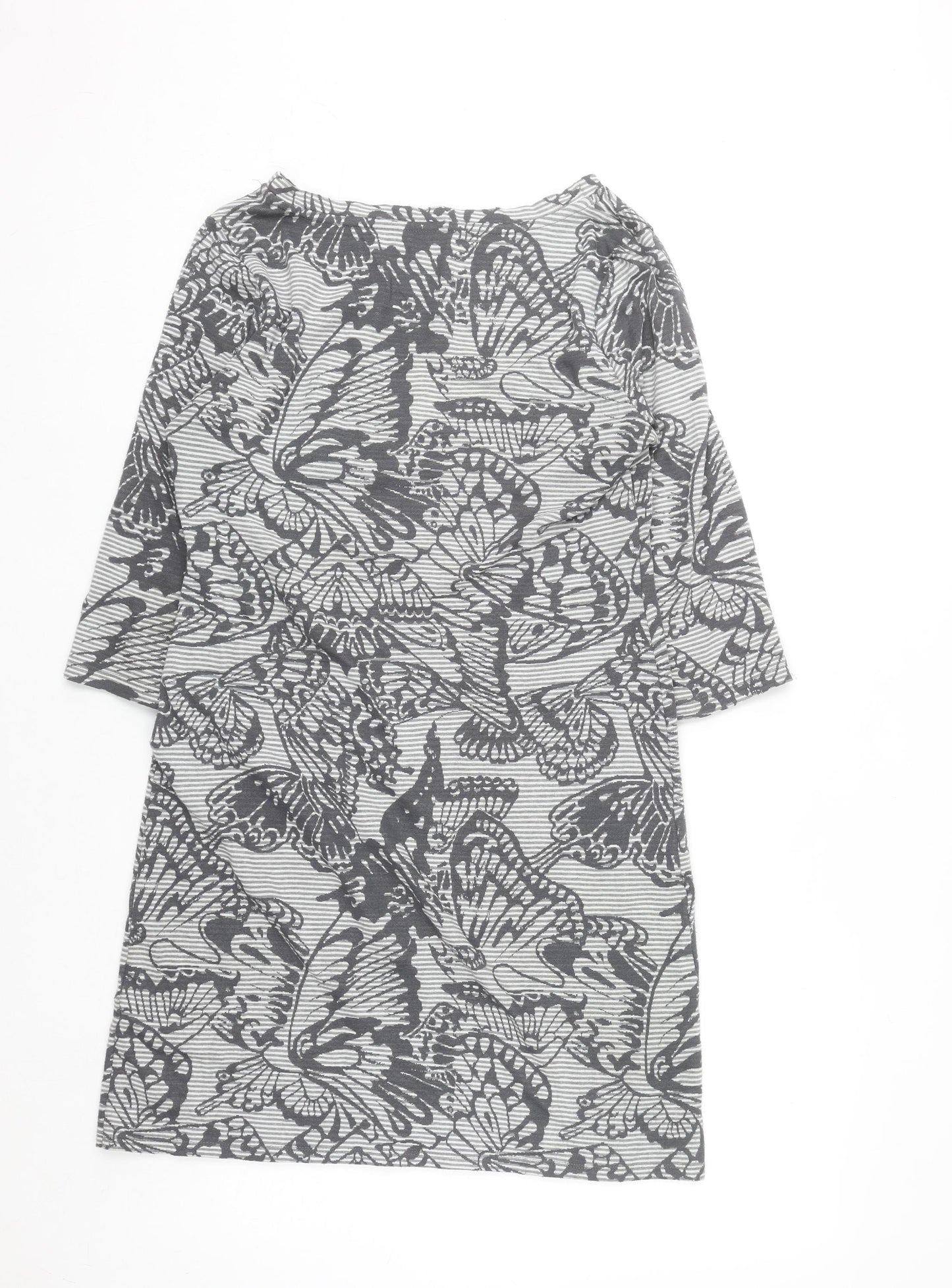 Marks and Spencer Per Una Grey Butterfly Shift Dress Women’s Size 12