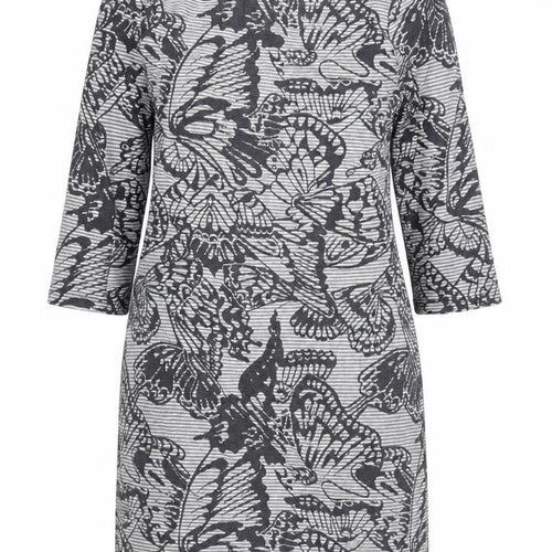 Marks and Spencer Per Una Grey Butterfly Shift Dress Women’s Size 12