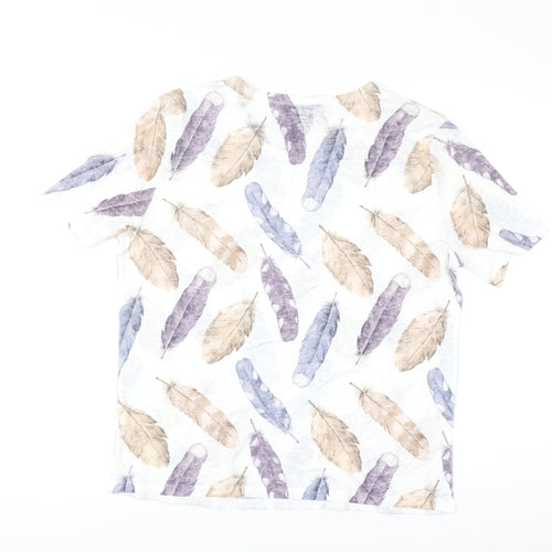 Paramour Women's Multicoloured Feather Print T-Shirt M