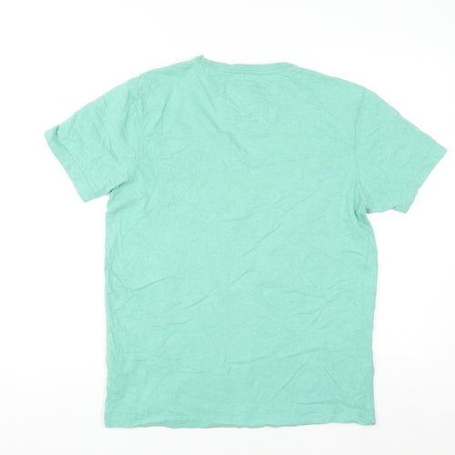Crew Clothing Women’s Green Cotton Short Sleeve T-Shirt Size S