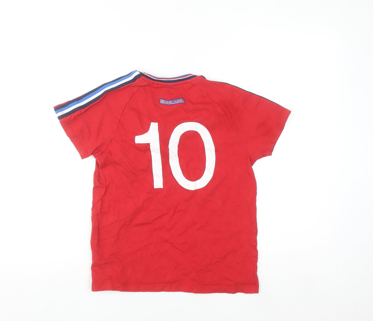 Next Boys Red England Football T-Shirt 11 Years Cotton Sports Top