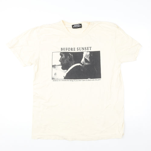 Night Gallery Men's Beige Before Sunset Graphic T-Shirt Size L