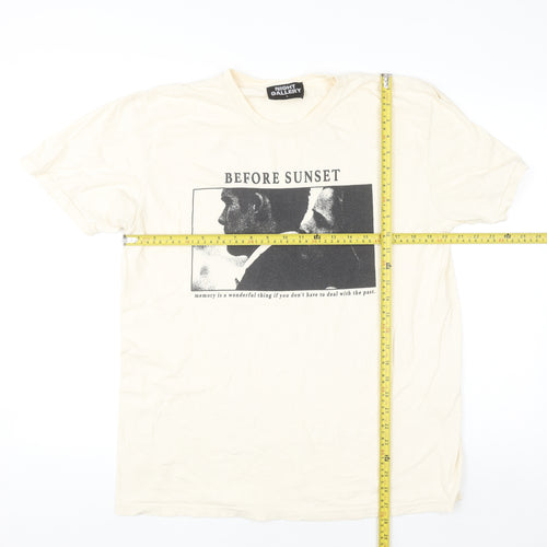 Night Gallery Men's Beige Before Sunset Graphic T-Shirt Size L