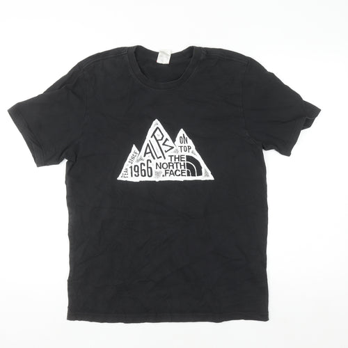 The North Face Men's Black Graphic Cotton T-Shirt M