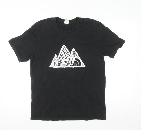 The North Face Men's Black Graphic Cotton T-Shirt M