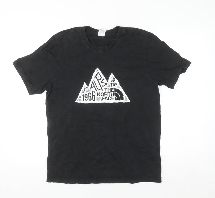 The North Face Men's Black Graphic Cotton T-Shirt M