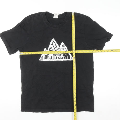The North Face Men's Black Graphic Cotton T-Shirt M