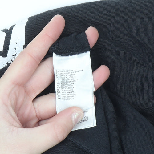 The North Face Men's Black Graphic Cotton T-Shirt M