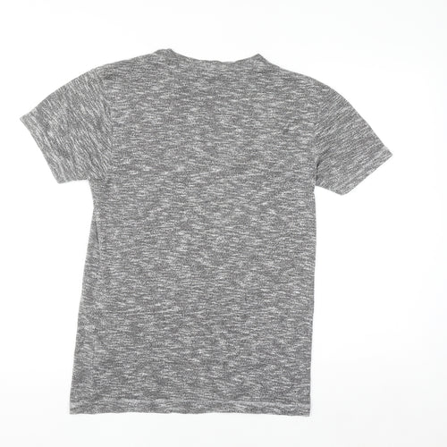 CedarWood State Men's Grey Graphic Print Crew Neck T-Shirt Size S