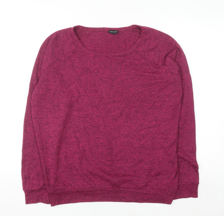 River Island Women’s Purple Crew Neck Knit Jumper Size 12