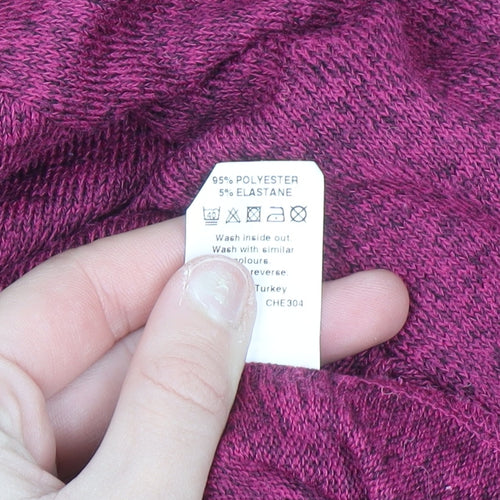 River Island Women’s Purple Crew Neck Knit Jumper Size 12