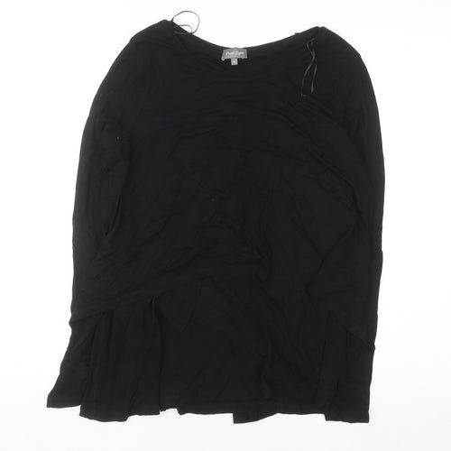 Phase Eight Women Black Size 12 Long Sleeve Pullover Jumper
