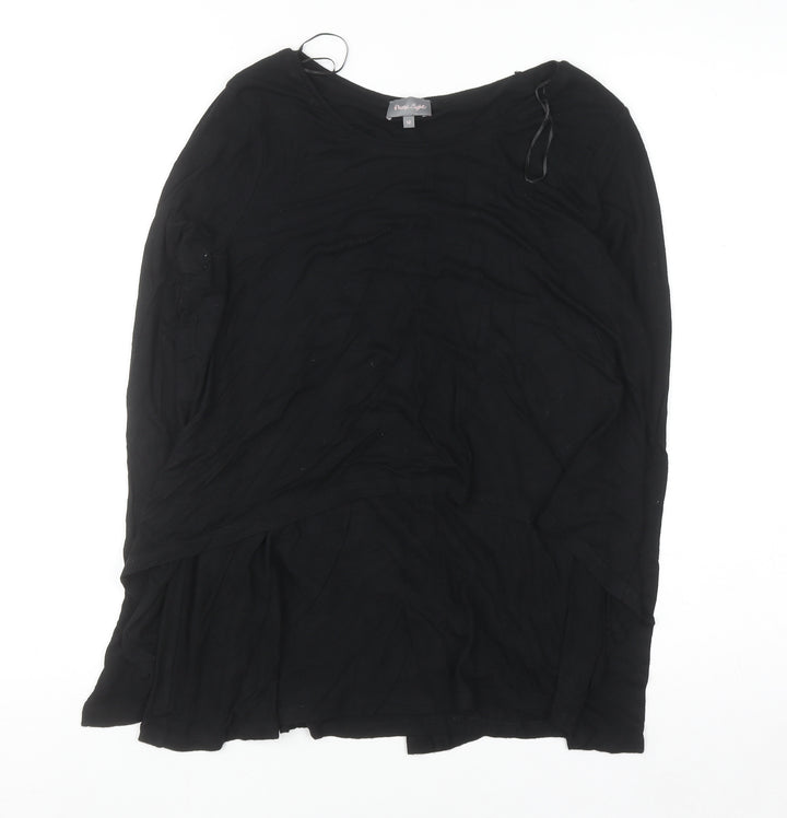 Phase Eight Women Black Size 12 Long Sleeve Pullover Jumper