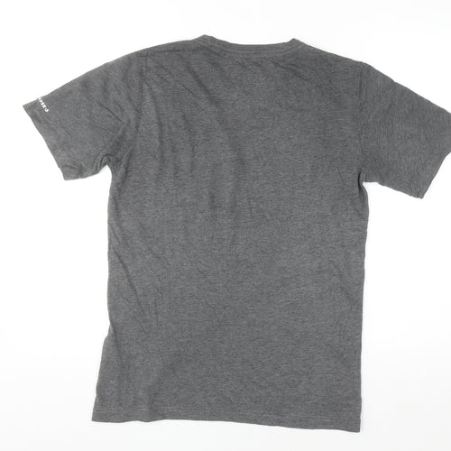 Converse Boys Grey Graphic Logo T-Shirt XL 13-15 Years Short Sleeve