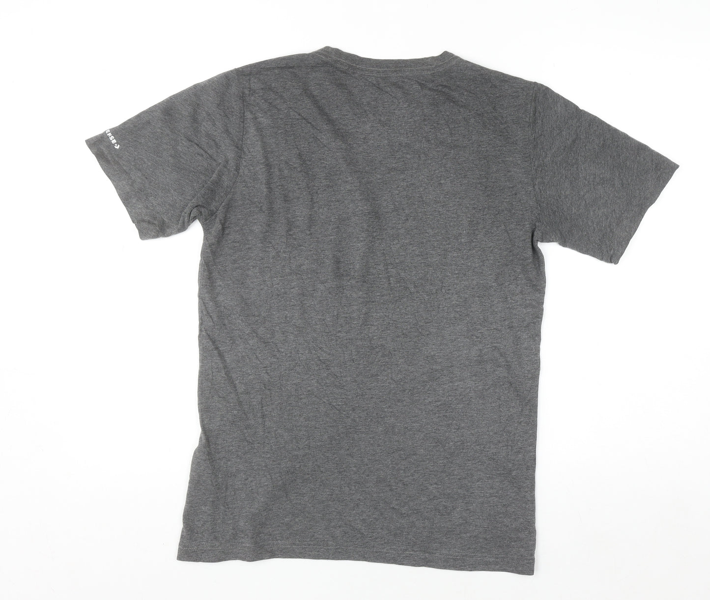Converse Boys Grey Graphic Logo T-Shirt XL 13-15 Years Short Sleeve