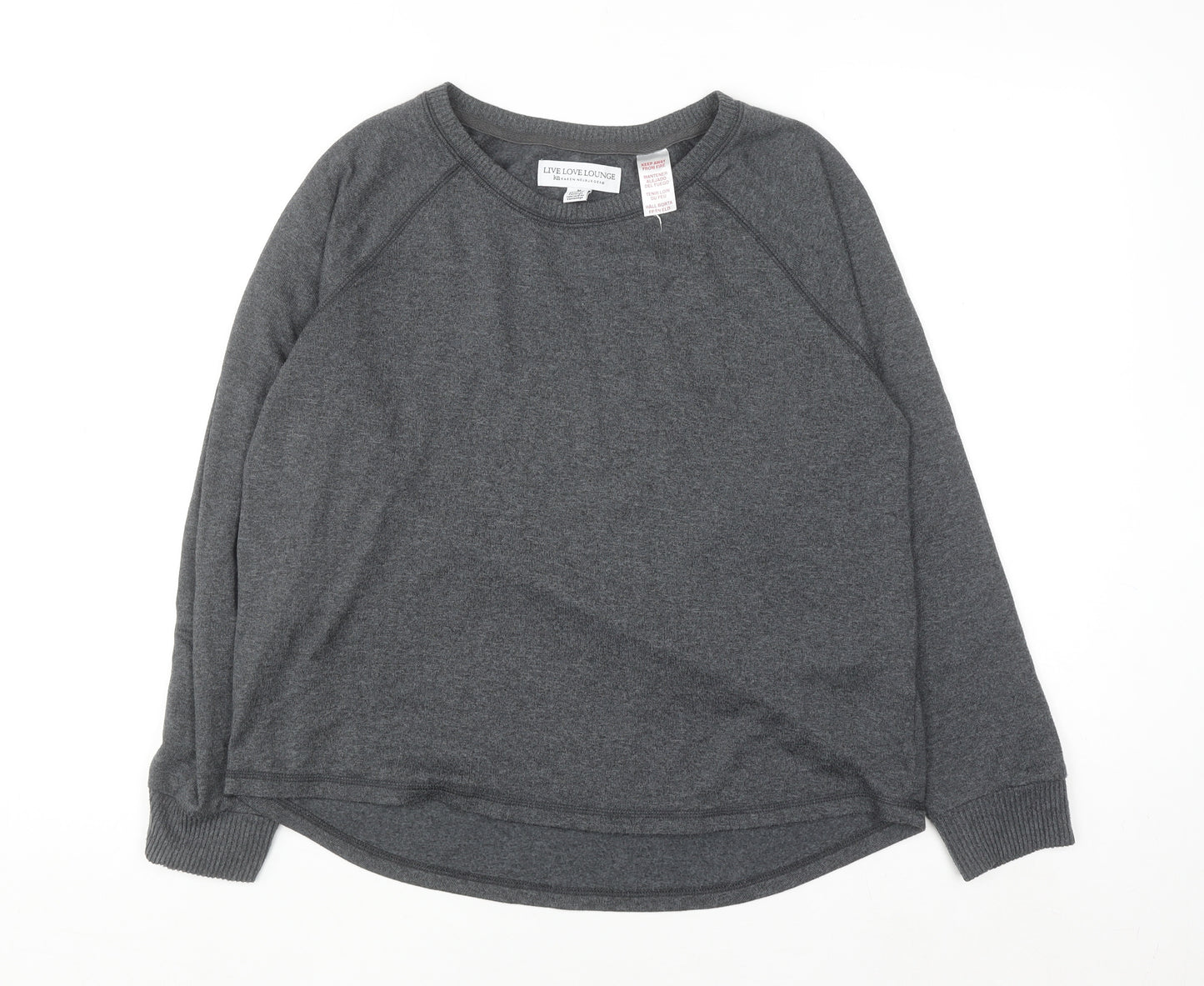 Karen Neuburger Women’s Grey Pullover Jumper Medium Knit Long Sleeve