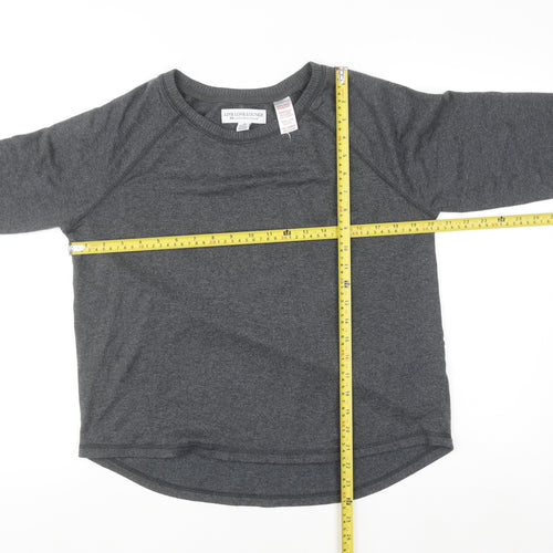 Karen Neuburger Women’s Grey Pullover Jumper Medium Knit Long Sleeve