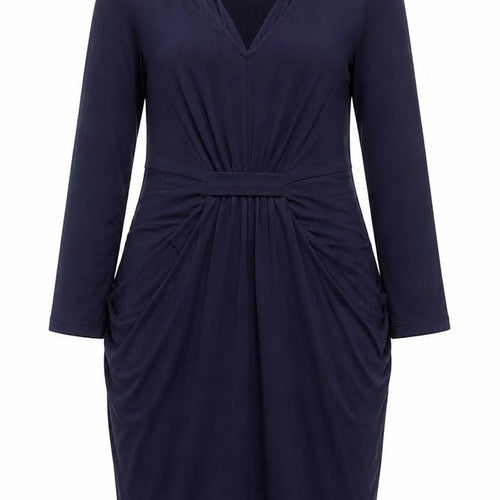 Marks and Spencer Women Blue Knee Length Sheath Dress Size 12